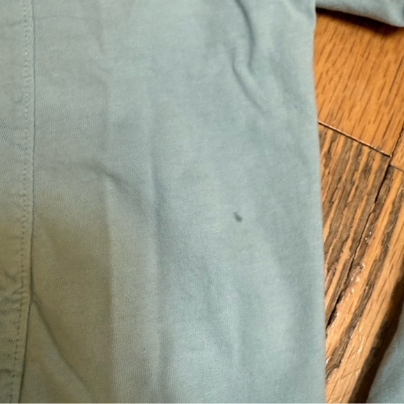 WE THE FREE PEOPLE Slouchy Oversized Light Blue Mock Neck Long Sleeve size Small - Picture 4 of 4